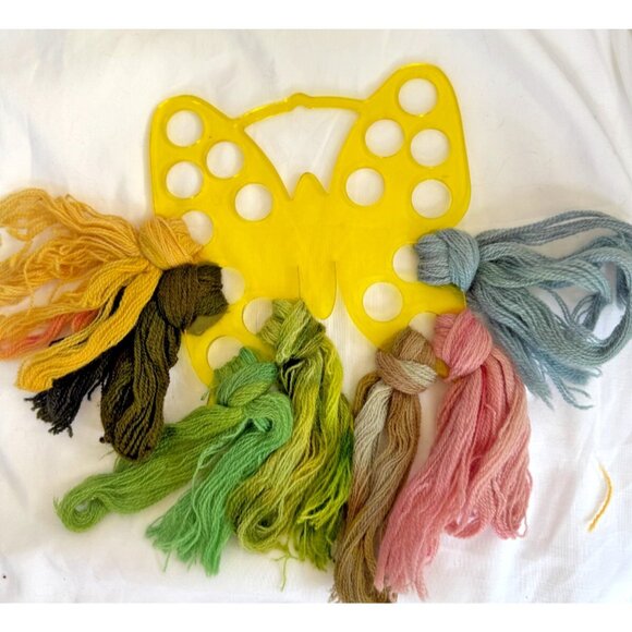 Butterfly Yarn Floss Organizer Needlework Plastic Divider Craft Tool - Picture 5 of 5